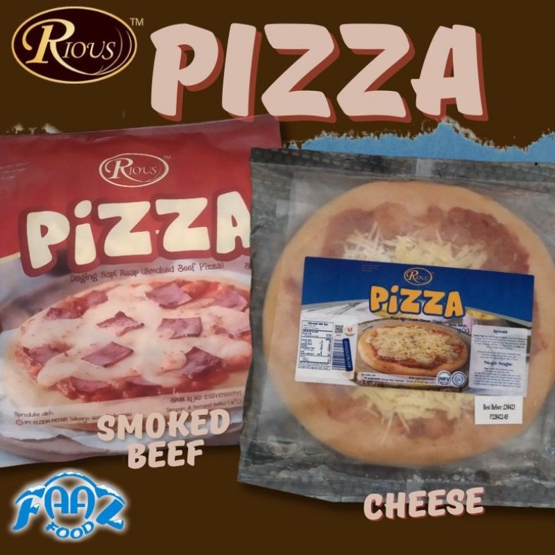 Pizza Frozen Rious (Cemilan Praktis, Pizza Beku)