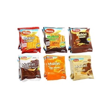 

Roma Malkist Renceng ( 1 renceng isi 10 pcs ) / Malkist Coklat / Malkist Abon / Malkist Keju Manis / Malkist Original / Malkist Cappuccino / Malkist Tiramisu