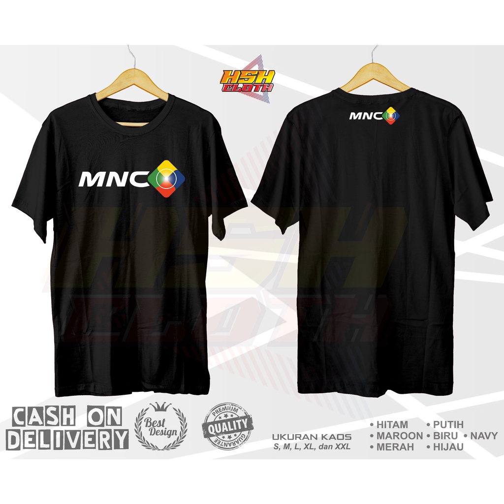 Baju Kaos Distro MNC Media Nusantara Citra Perusahaan Bisa Custom - HSHCloth