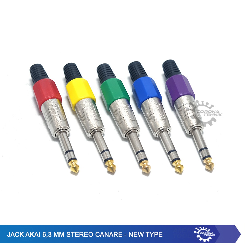 New Type - Jack Akai 6,3 mm Stereo Canare