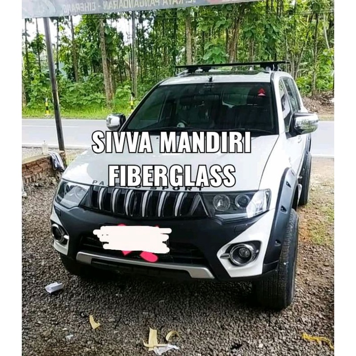Over Fender Pajero Sport Lama Tahun 2009-2015 Model Baut L Fiberglass Premium