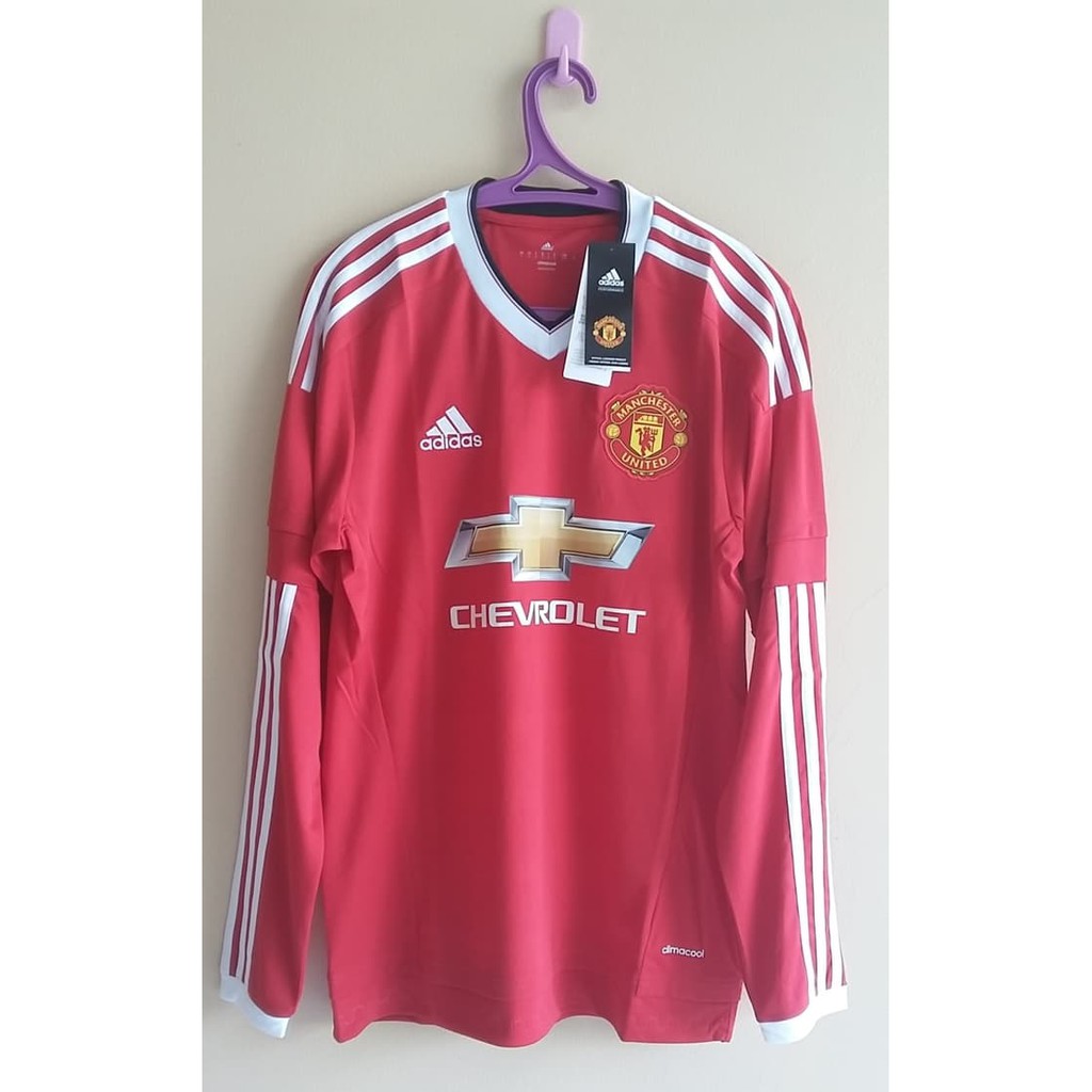 kwsuper Jersey Manchester United 2015/16 Home Long Sleeve MEDIUM Original BNWT laris