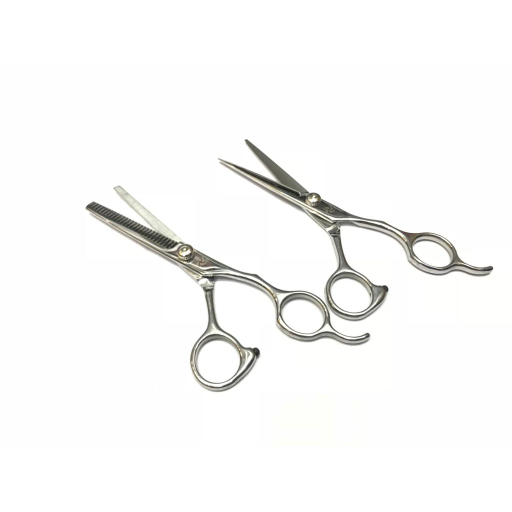 Gunting Set Potong Dan Sasak Rambut Set Bahan Full Stainless Steel Berkualitas Premium Leicheng