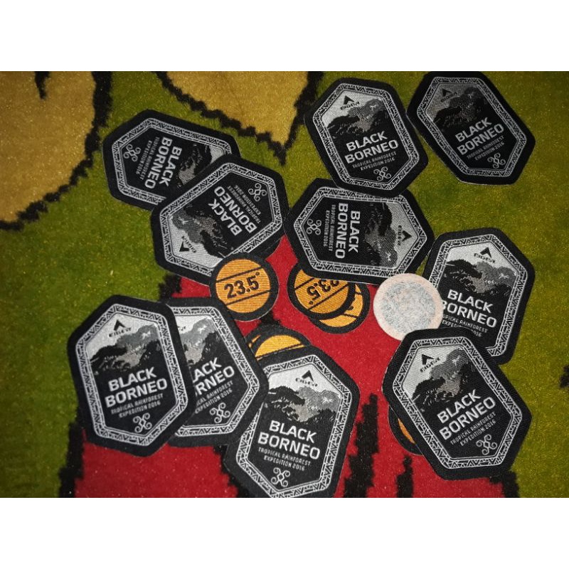 Emblem blackborneo emblem expedisi gunung x28
