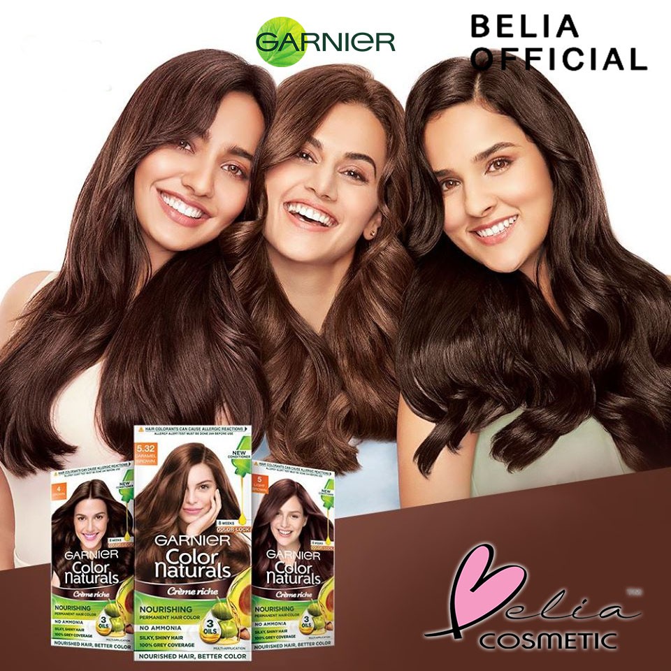 ❤ BELIA ❤ Garnier Color Naturals  Pewarna Rambut | Cat Rambut Natural 20g | 30g