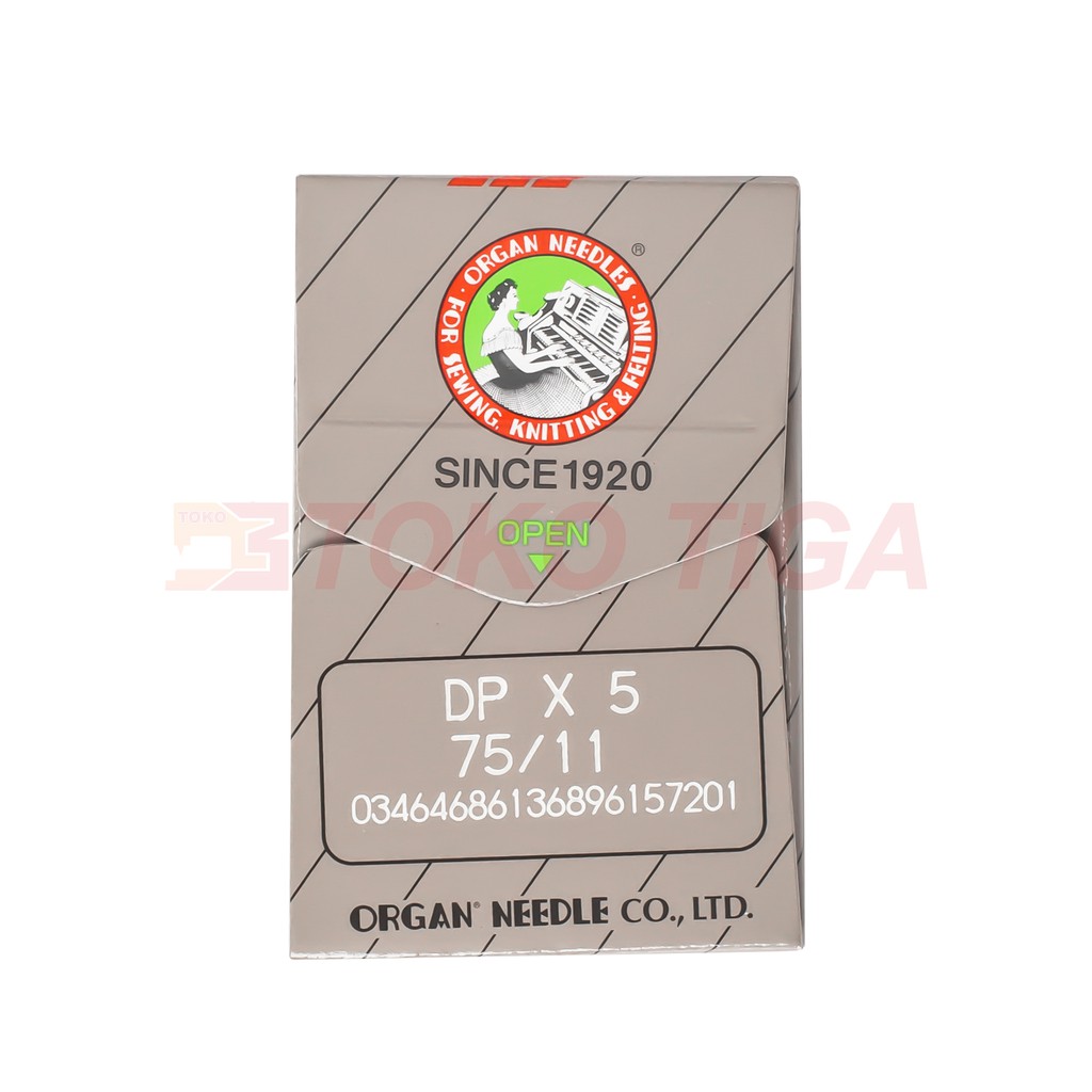 Jarum Organ/Organ Needles DPx5 (Mesin Jahit Industri &amp; Garmen)