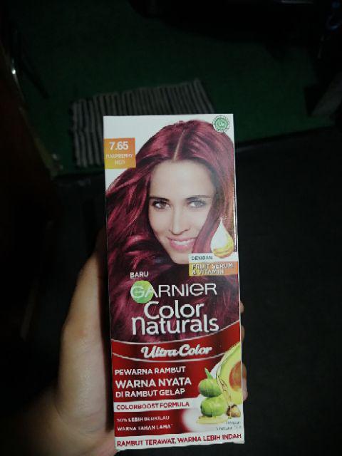  Garnier  Ultra Color Pewarna Rambut  7 65 Raspberry  Red  