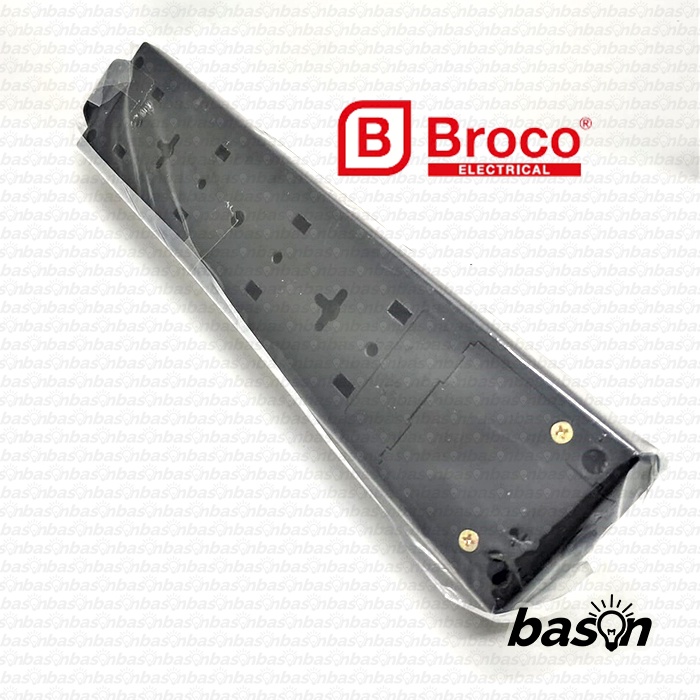 BROCO 15441 NCP 10A 250V SNI - Stop Kontak 4 Lubang Switch tanpa kabel