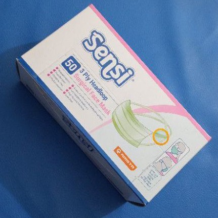 Masker Medis Sensi Hijab 3ply