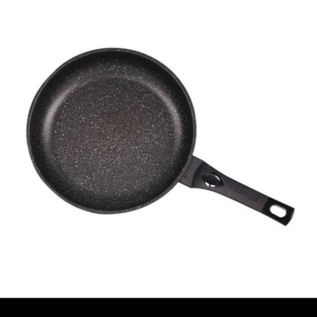 FRY PAN MARBLE 28cm NONSTICK 3mm SBD-28 Sunhouse