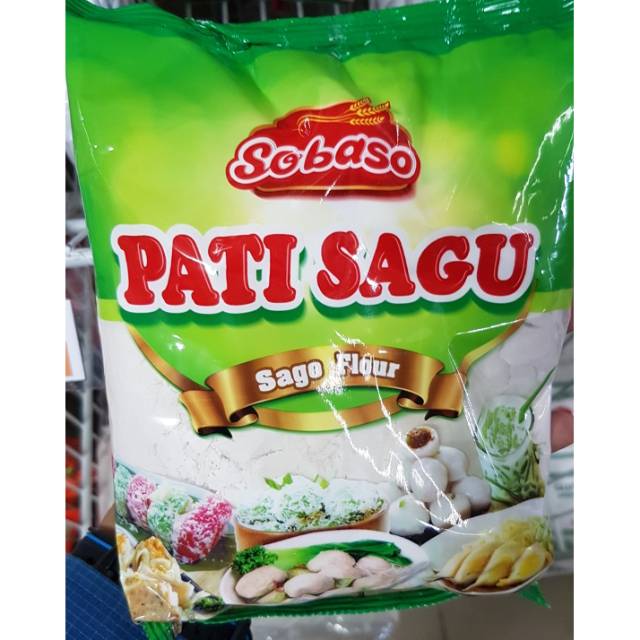 

SOBASO Tepung Sagu / Pati Sagu / Sago Powder 500gr