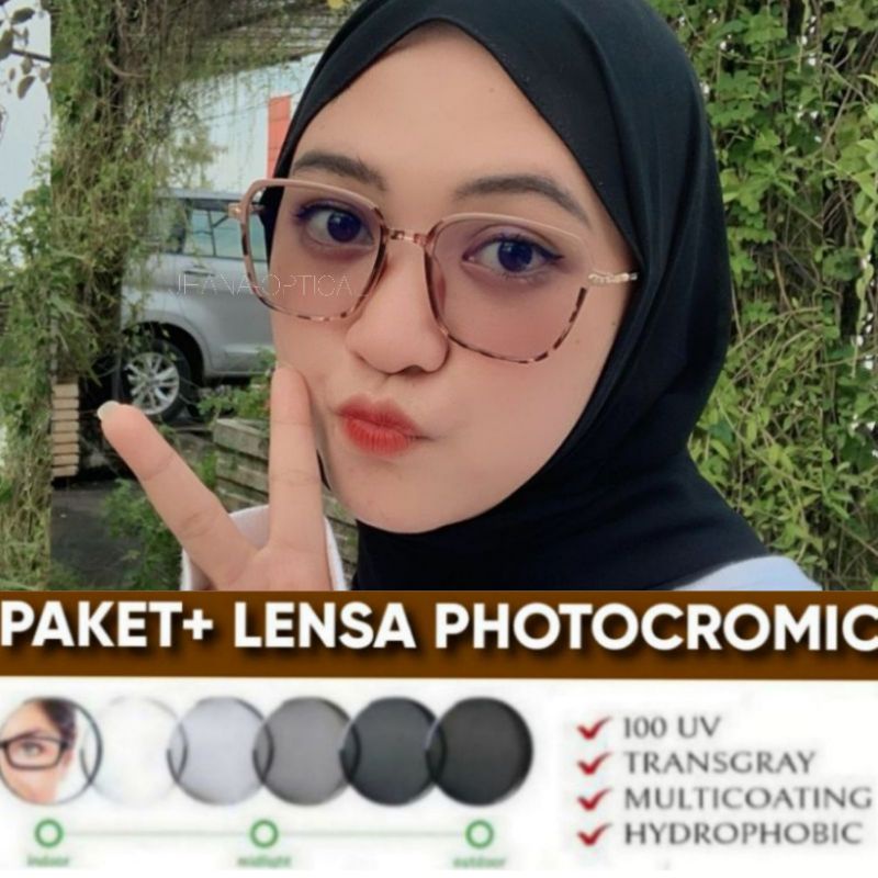 0KACAMATA WANITA MURAH  20098 GRATIS LENSA PHOTOCROMIC