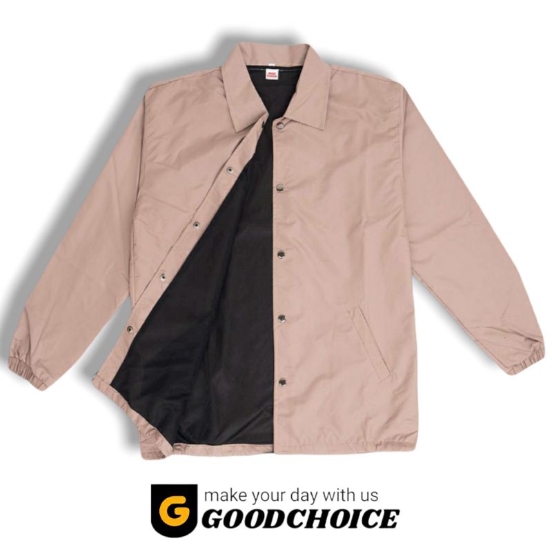 Jual Jaket Coach Waterproof Polos - Jaket Coach Polos Indonesia|Shopee