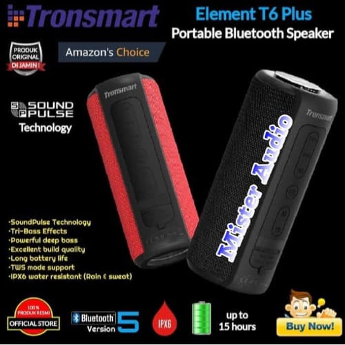 Tronsmart Element T6 Plus / Element T6+ Portable Bluetooth Speaker
