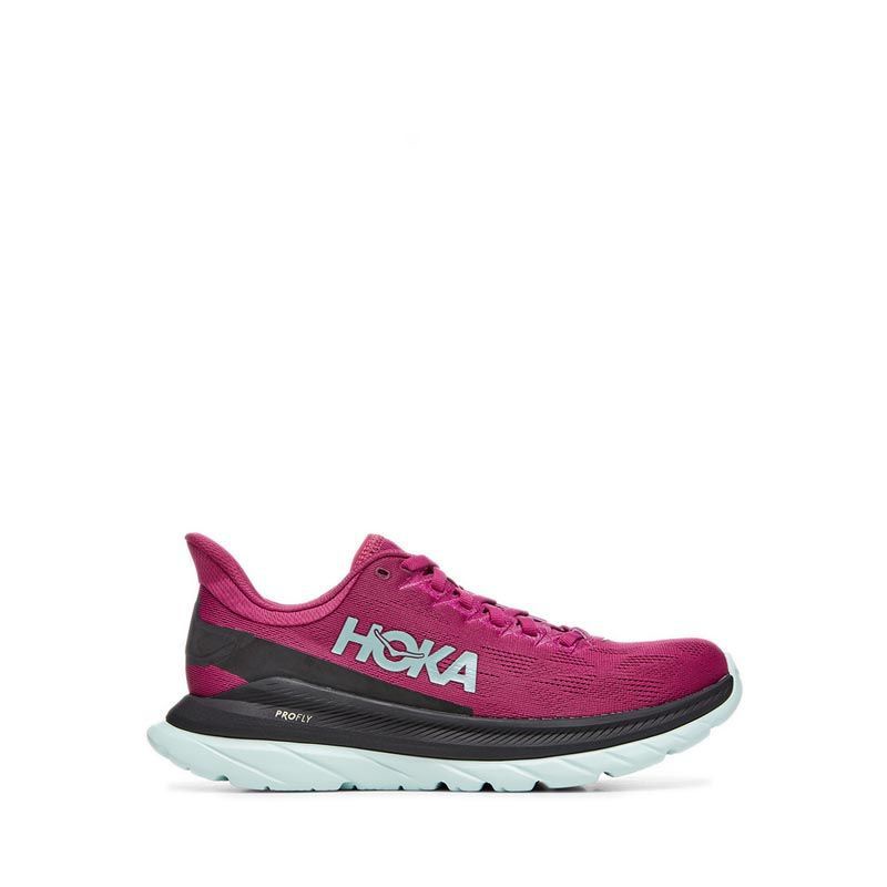 SEPATU LARI WANITA HOKA ONE ONE MACH 4 FESTIVAL FUSCHIA ORIGINAL