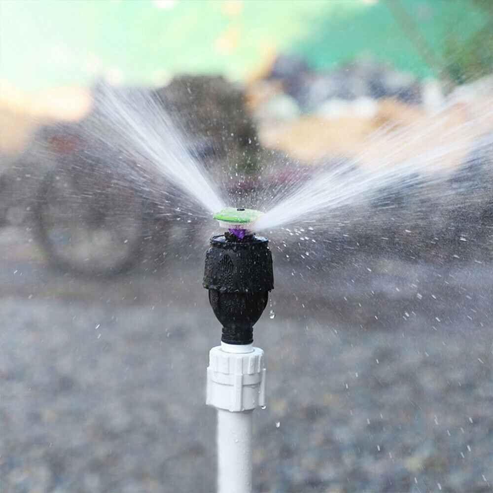 Solighter 2/5pcs Sprinkler Taman Cool Down 360putar Selang Cakupan Area Besar Rumput