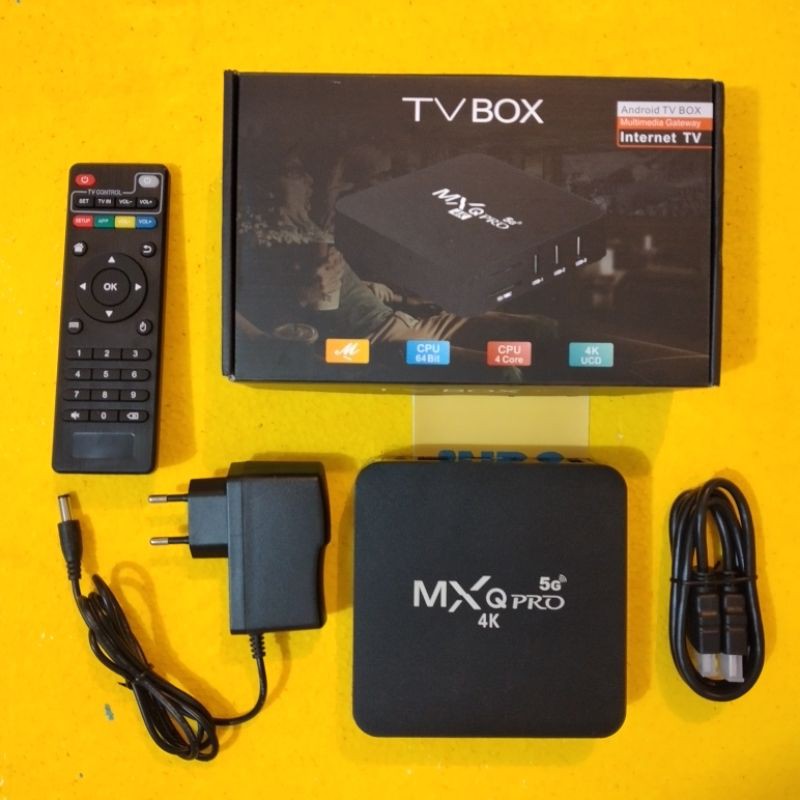 SMART TV BOX ANDROID 9.0 RAM 1GB ROM 8GB ORIGINAL + REMOTE