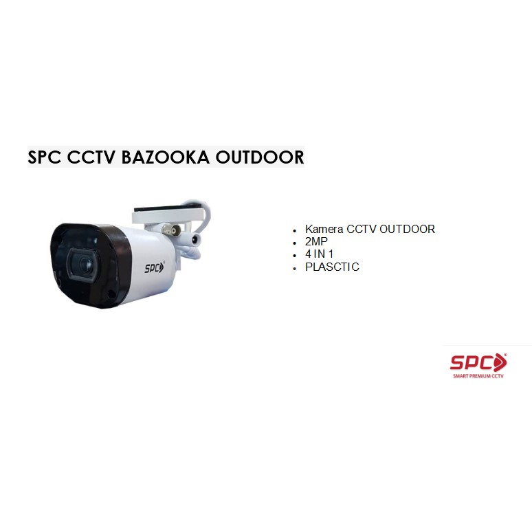 SPC BAZOOKA INDOOR 2MP - CCTV Camera Indoor Berkualitas Tinggi