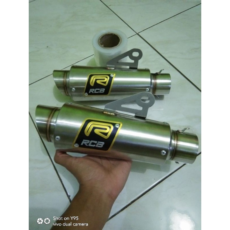 Termurah selincer selencer knalpot Racing RCB sok diameter 50 mm untuk semua motor rcb-4