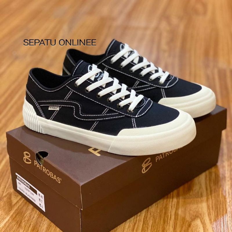 Sepatu Patrobas Equip Black White Low Original-Equip Low BW