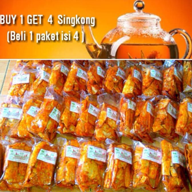 

Kerupuk Sanjai / Singkong balado Paket Spesial 4bgks SUPER MURAH