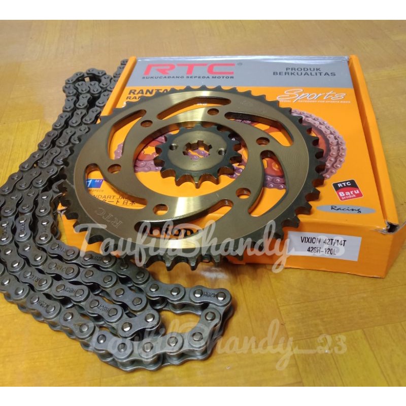 GEAR SET VIXION OLD,VIXION NEW GEAR PAKET VIXION OLD VIXION NEW