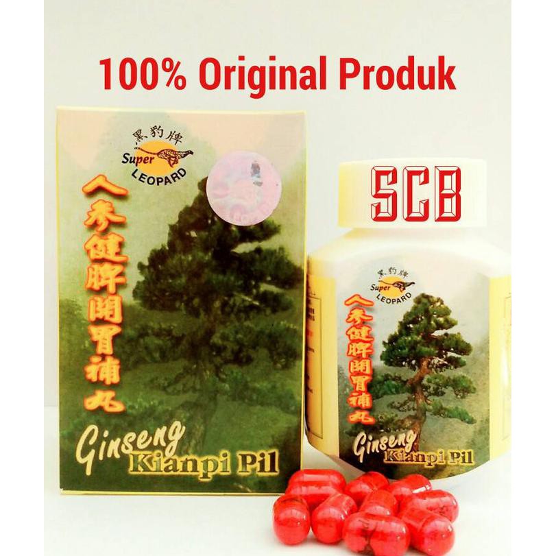 Ginseng Kianpi Pil Super Leopard isi 60 - Obat Nafsu Makan Herbal