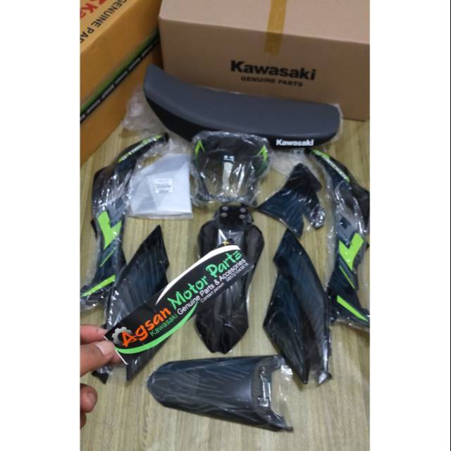 Full cover body set KLX Dtracker new upgrade ke KLX 150 S KLX L KLX lama original Kawasaki