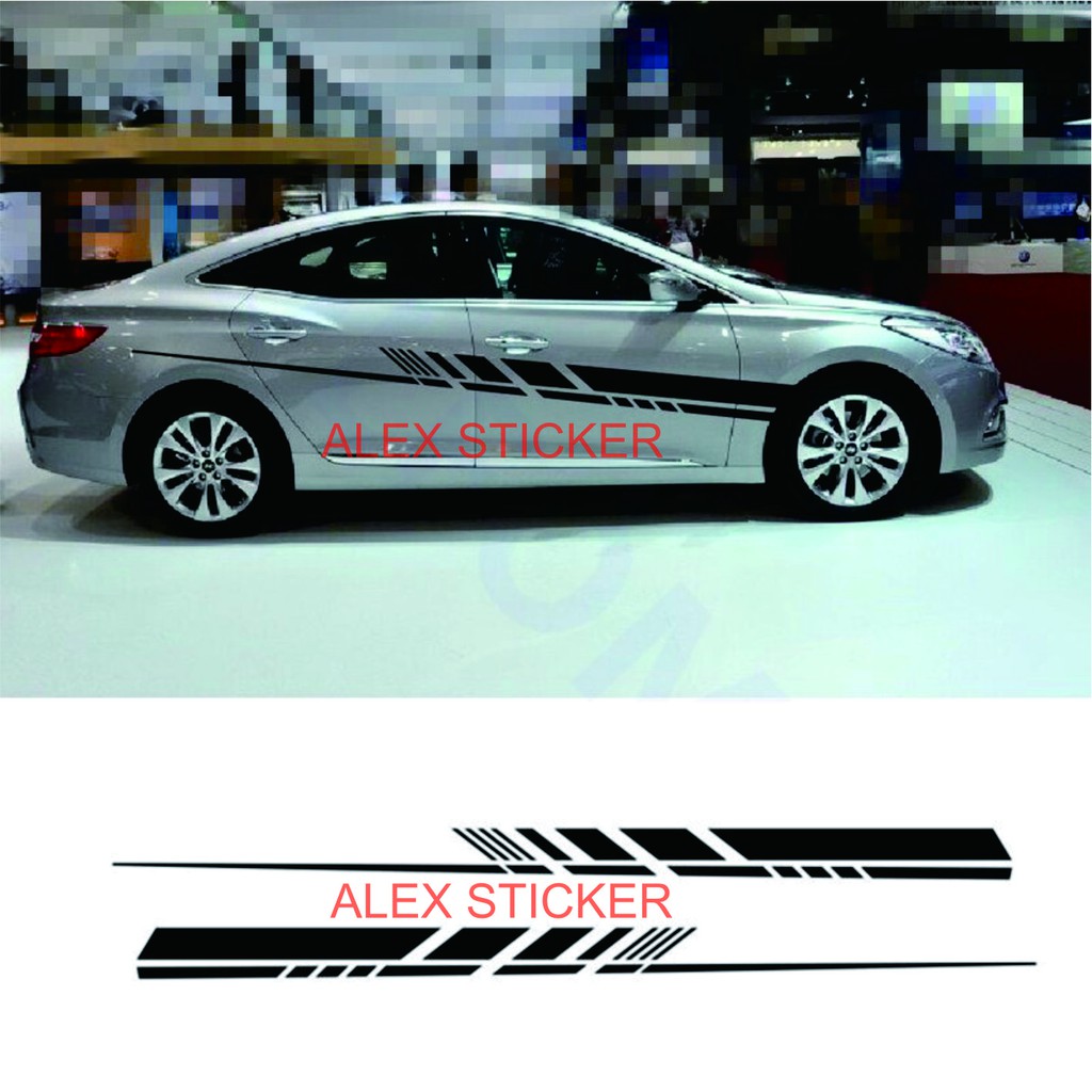 STIKER CUTTING STICKER MOBIL SEDAN AGYA VIOS PRIUS COROLLA CAMRY JAZZ BRIO AYLA AGYA YARIS Shopee Indonesia