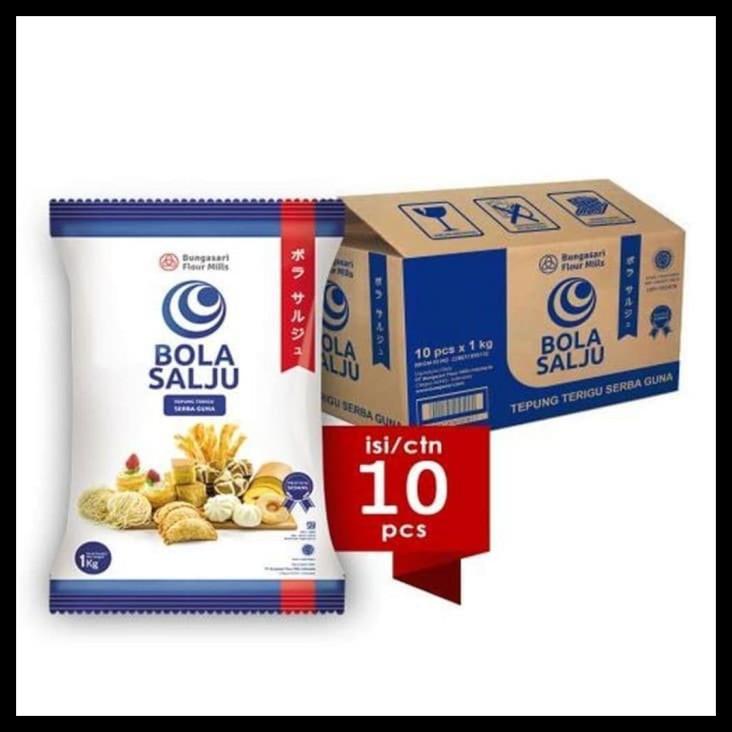 

TERBARUU!! BOLA SALJU Tepung Terigu Serba Guna 10 x 1 KG COD