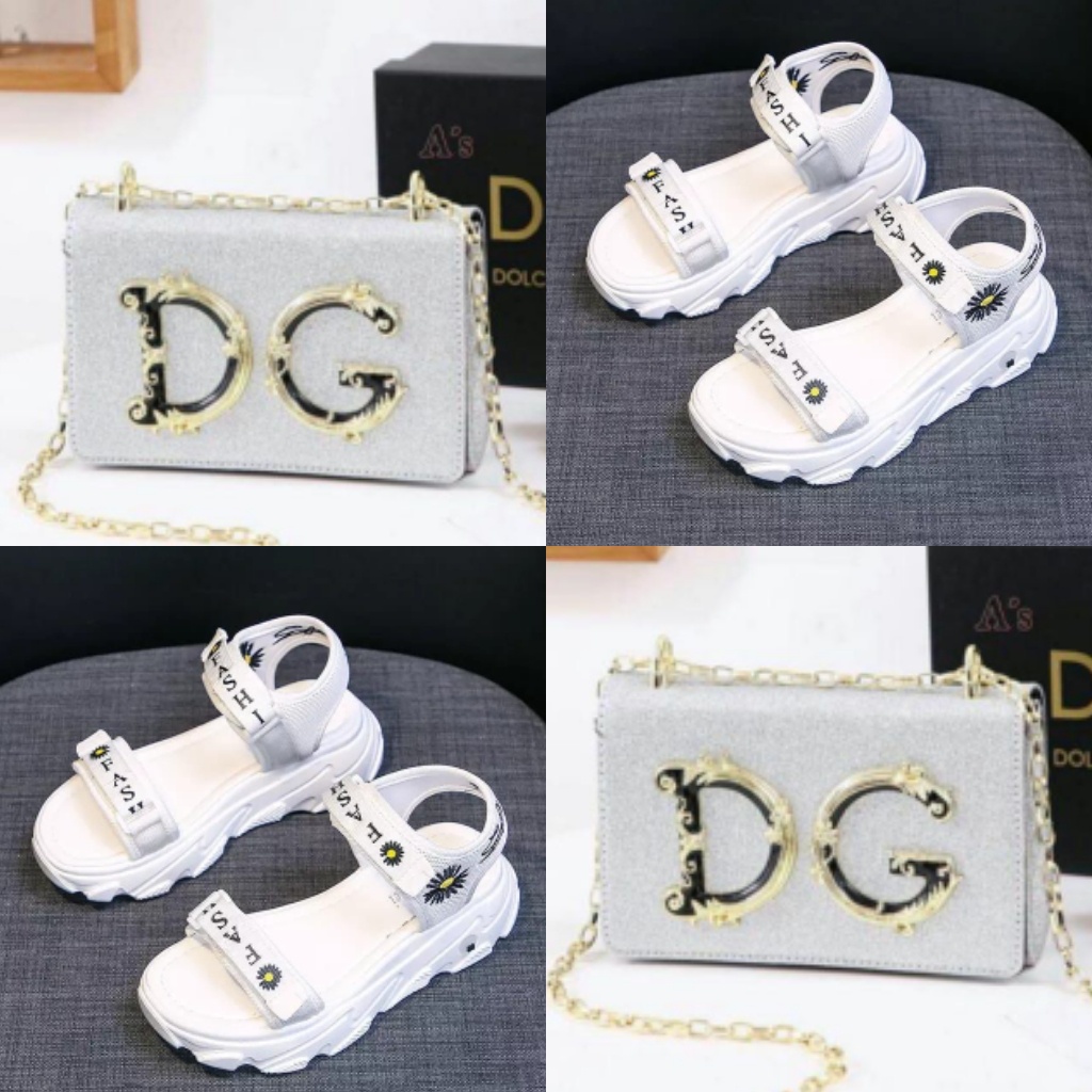 paket sandal gunung daan tas wanita diana gola