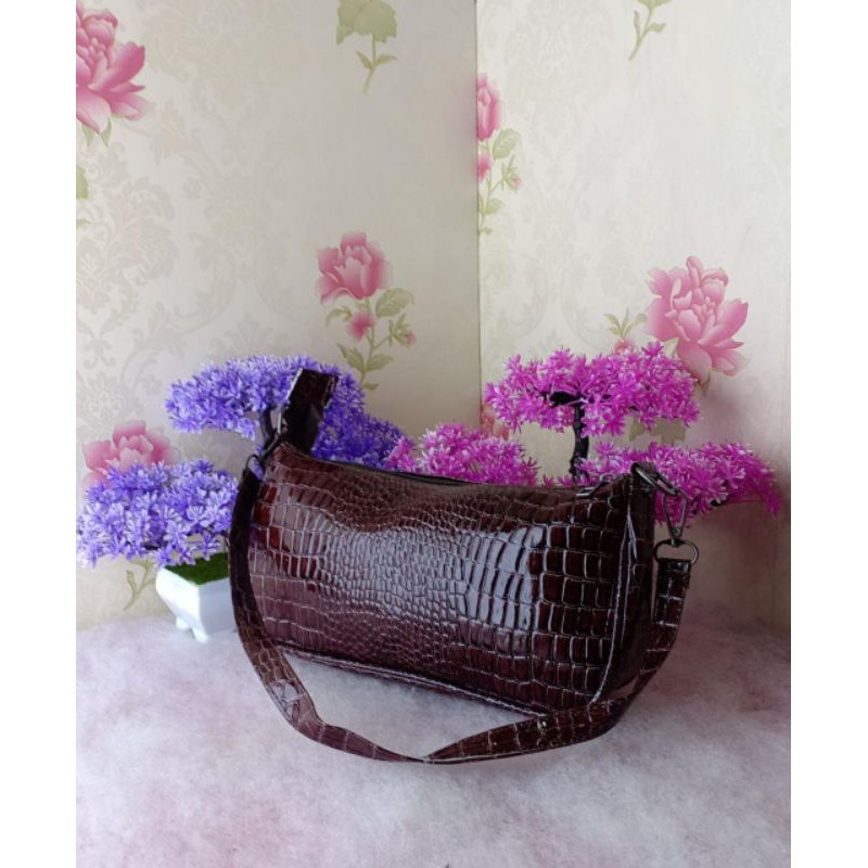 A-ZAHRA TAS BAHU MOTIF BUAYA KILAT / CROCO KILAT