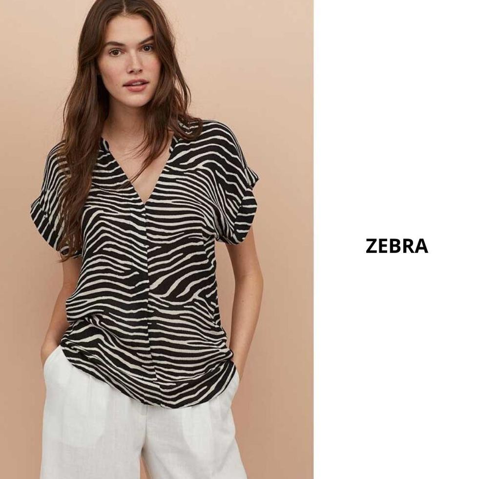 Ct5Code(3 Warna) HM Shortsleeve Blouse - Atasan Wanita Original(siap Kirim) OC4