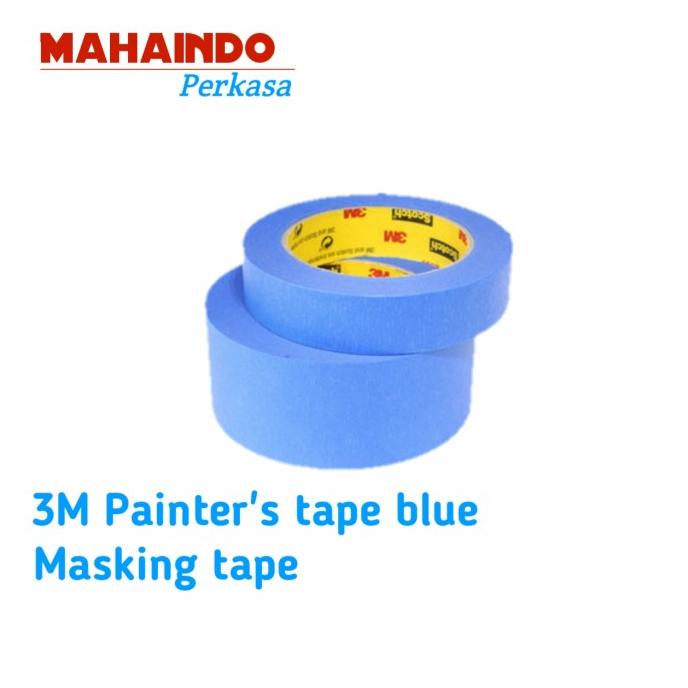 

3M Blue - Masking Tape Lakban Kertas Biru - Isolasi Kertas 24mm x 50m