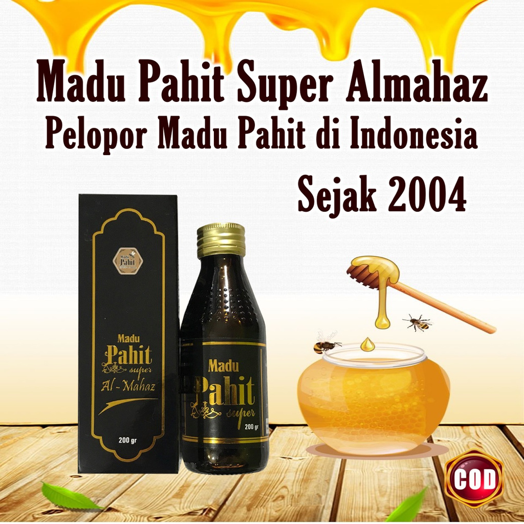 Madu Hitam Pahit Almahaz Madu Pahit Super Almahaz 200gr Original