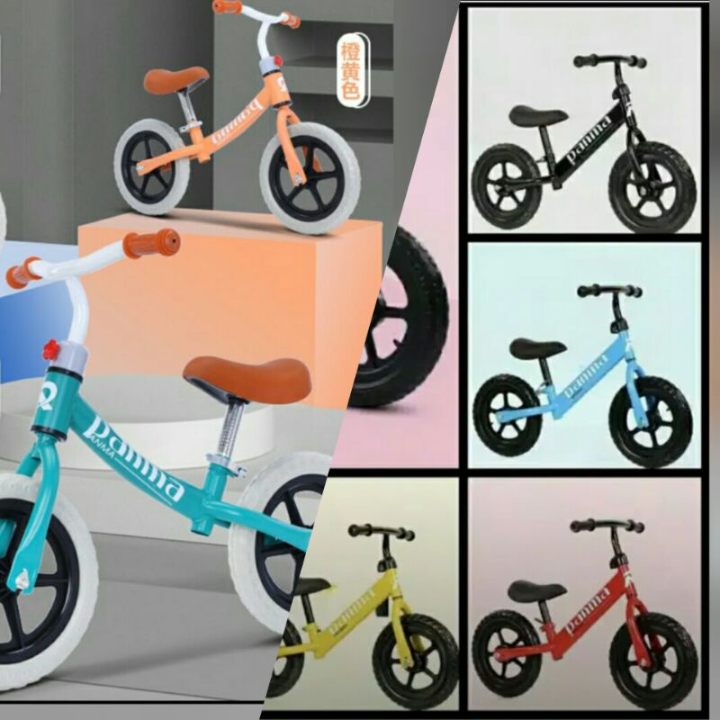 Sepeda Anak Keseimbangan Push Bike Balance Bike Roda Dua PANMA New AIDO Pushsport Bike Plus READY