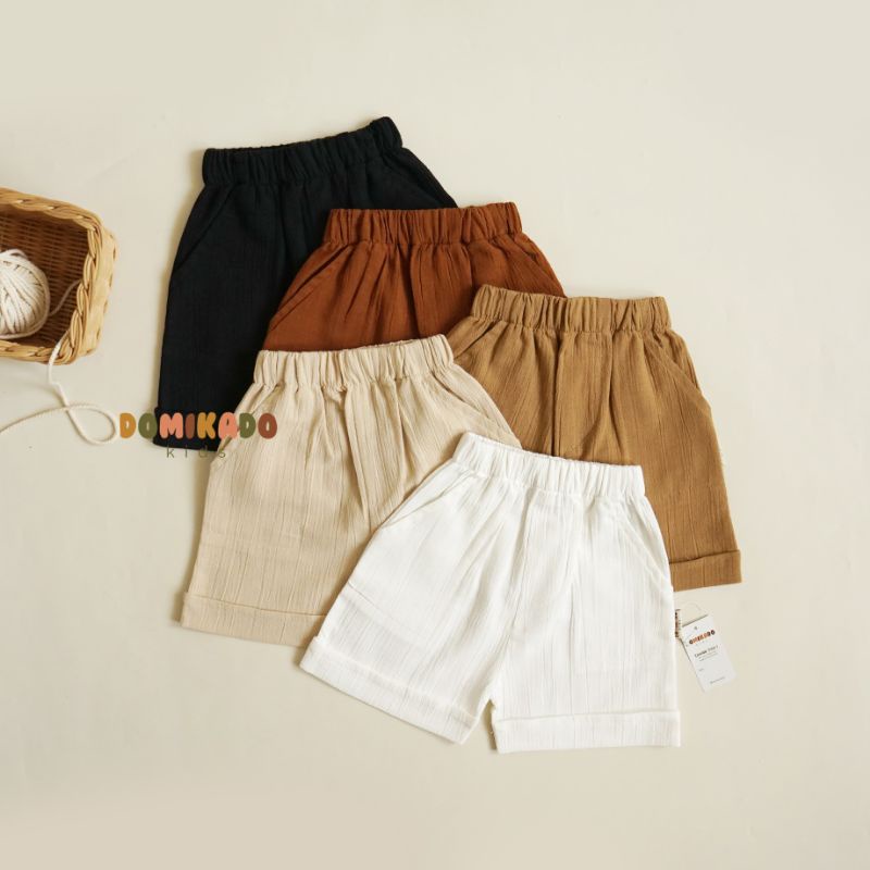 Little Arash | LOYE Short Pants | Celana pendek anak bahan linen