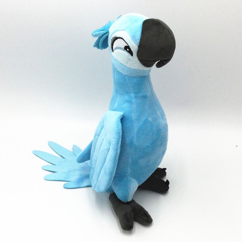 Ready Stock 30cm Rio Movie Plush Toy Parrot Bird Stuffed Animal Doll Soft for Kid Gift Toys