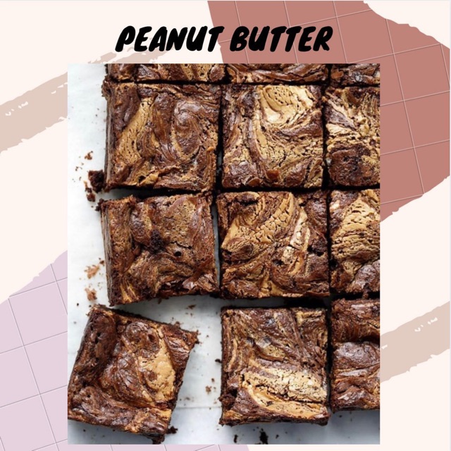 

PEANUT BUTTER FUDGY BROWNIES