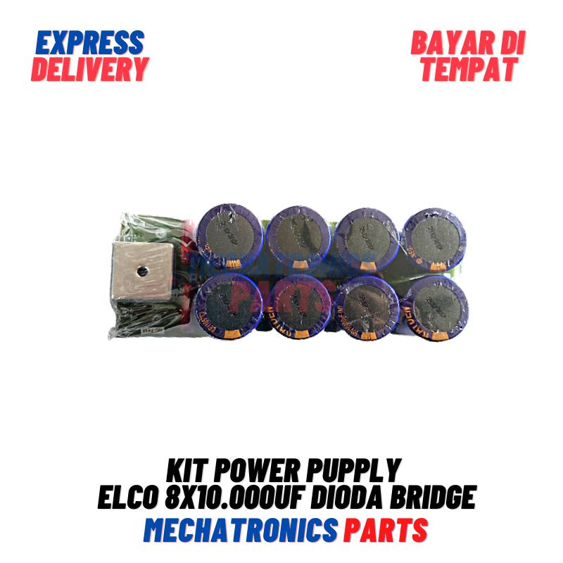 Kit Power Pupply Elco 8x10.000uf Dioda Bridge