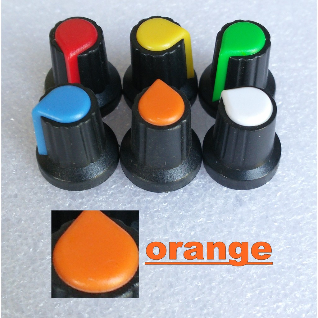 Knob Potensiometer Warna Orange