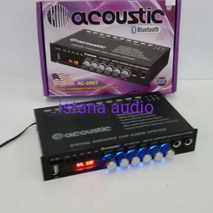 Limited Parametrik Acoustic Ac -6907 Evi Acoustic Pre Amp Bluetooth Digital Promo