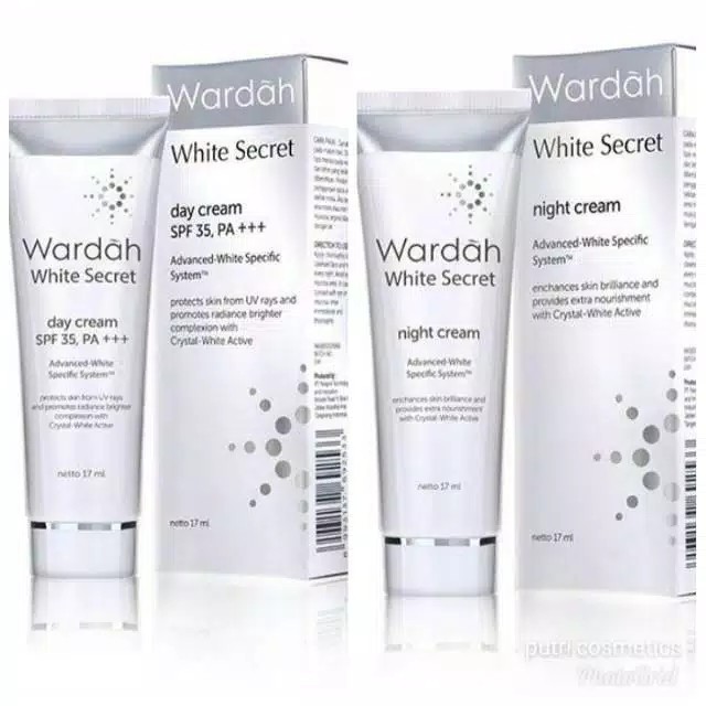 [WARDAH]White Secret Day/NIGHT Cream Tube 17m