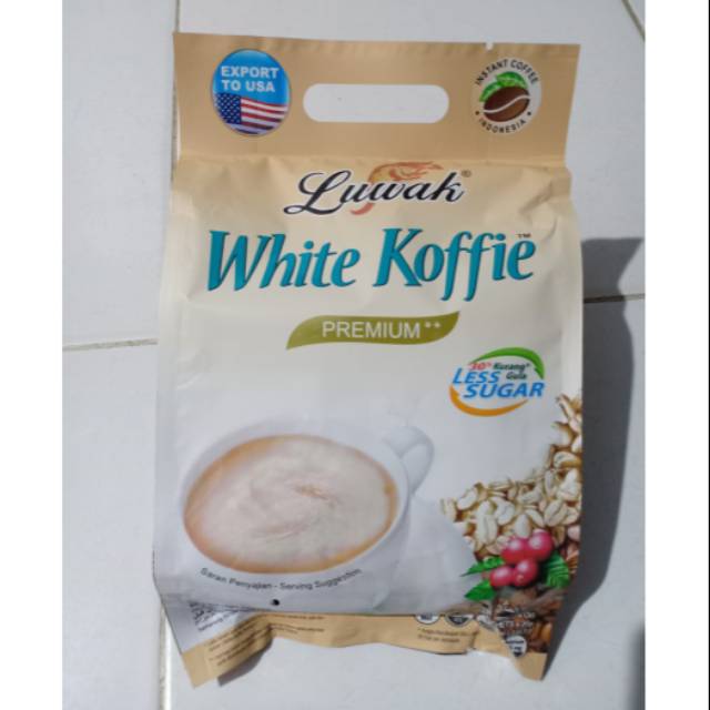 

LUWAK White Koffie Less Sugar 20 sachets x 20gr