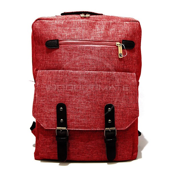 Best Seller Tas Punggung Backpack pria Kanvas tas Ransel pria Laptop import Ultimate Polo 108