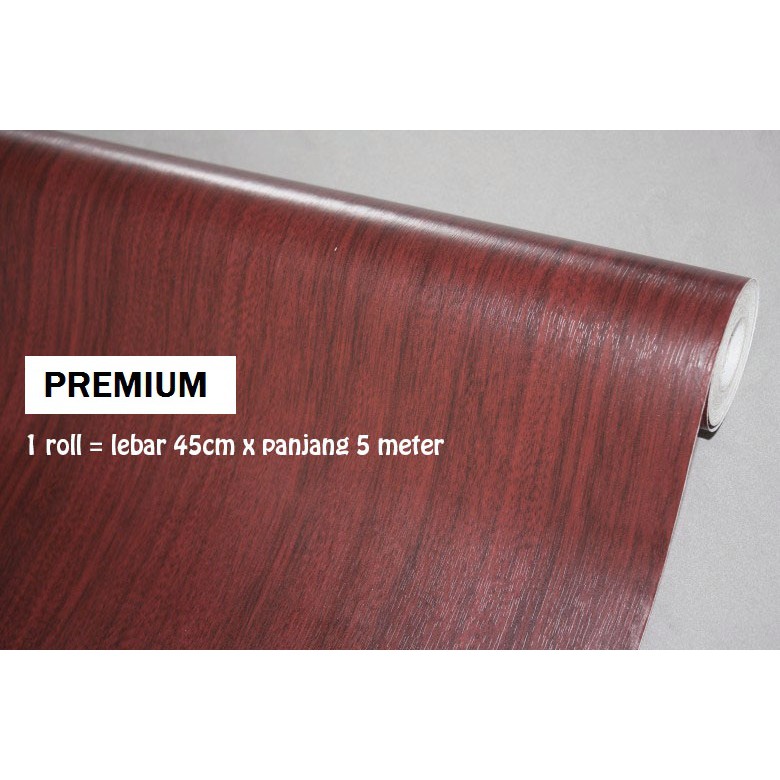 wallpaper stiker dinding kayu keren untuk melapisi dinding / meja kursi lemari / dekorasi ruangan
