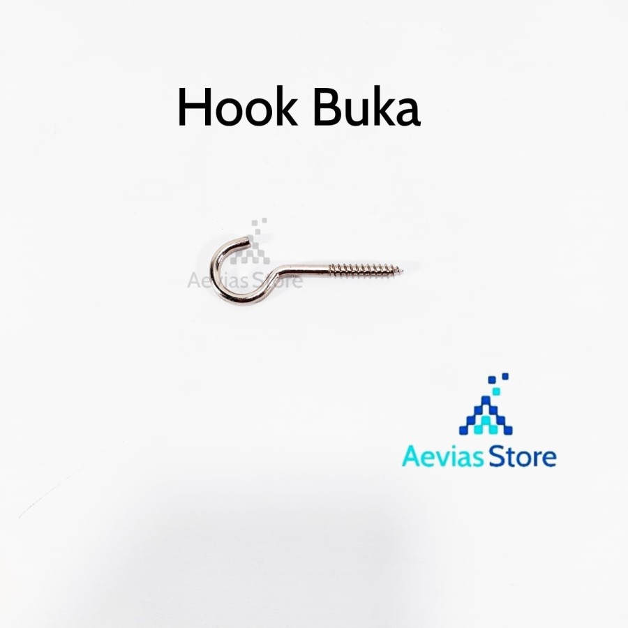 Hook Buka, Gantungan Bingkai Foto, Pengait, Sekrup.