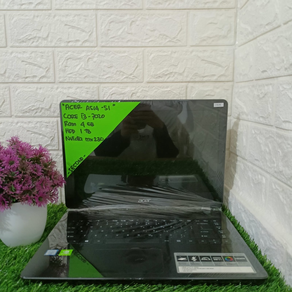 ACER A514-51 CORE i3-7020 RAM 4GB HDD 1 TB NVIDIA MX 230 14 INCH