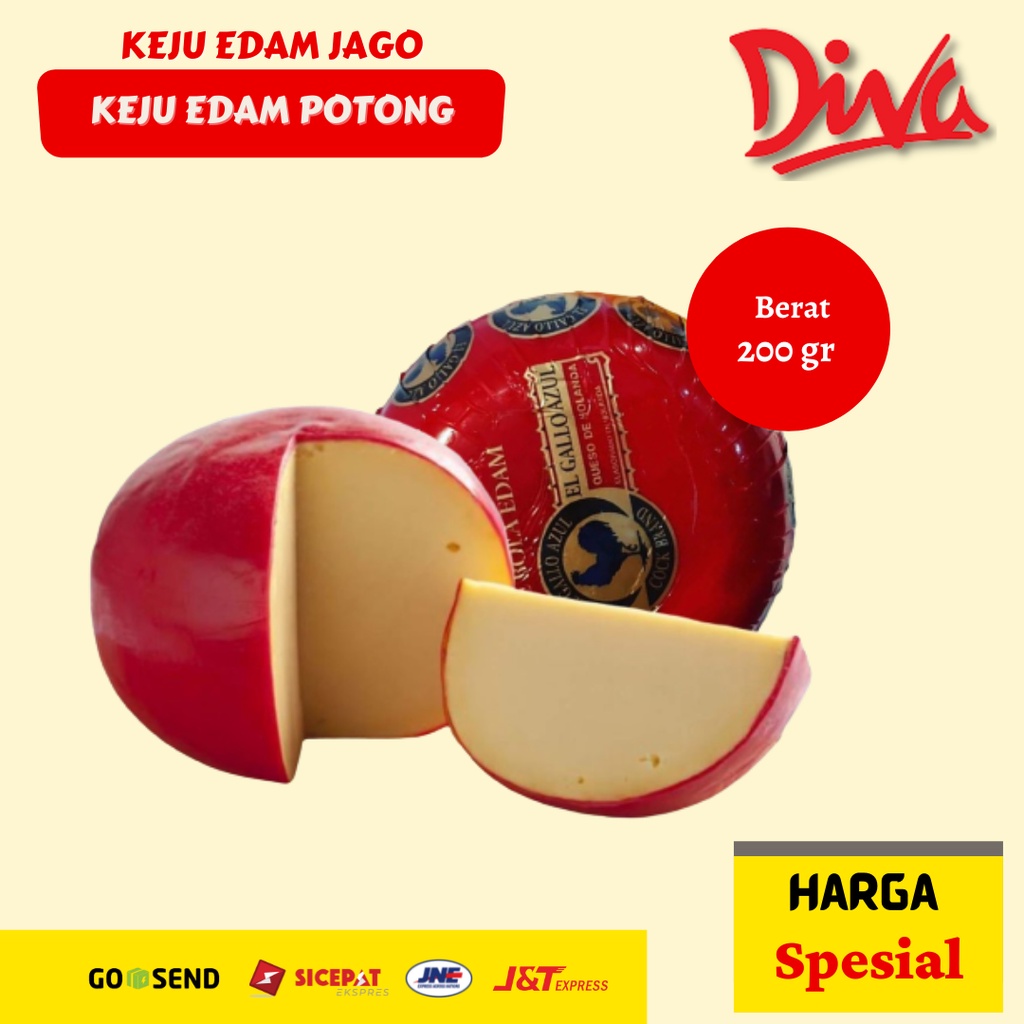 

Keju Edam Jago Potong Berat 180 gr