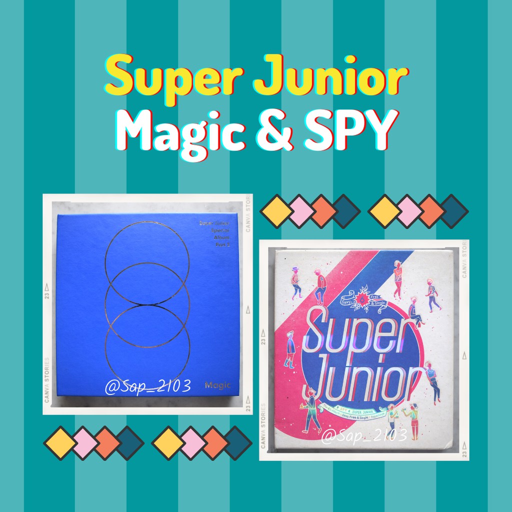 Super Junior SJ Magic + PC Ryeowook & SPY Album Only Bundling